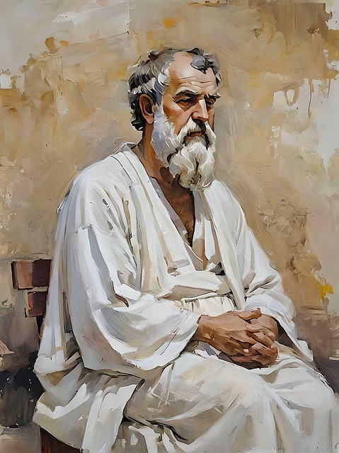 Free ai generated plato ancient illustration