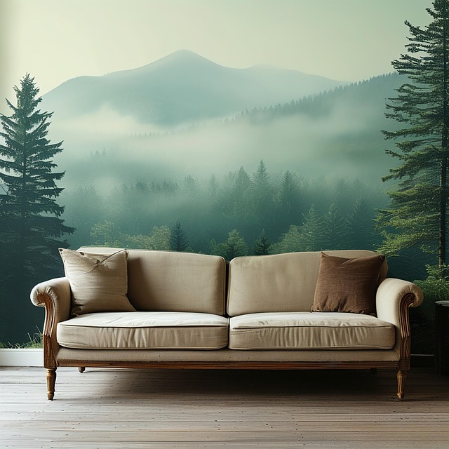 Free ai generated hipster style vintage interior illustration