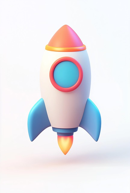 Free ai generated rocket space illustration