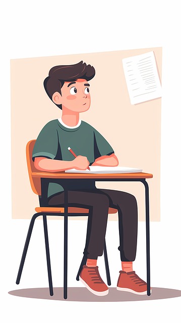 Free ai generated student classroom illustration