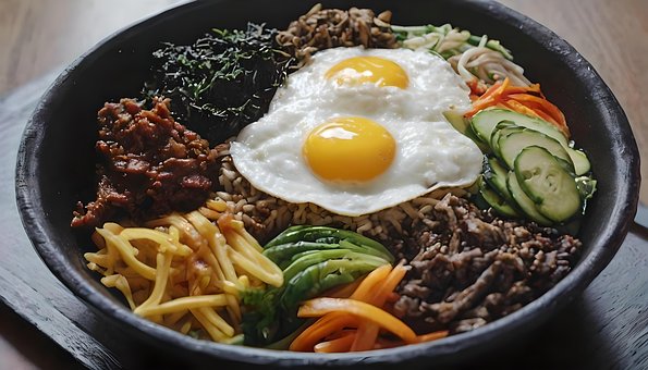 Koreanisch, Bibimbap, Lebensmittel