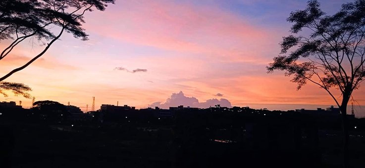 Pôr Do Sol, Céu, Nuvem - Céu, Cloudscape
