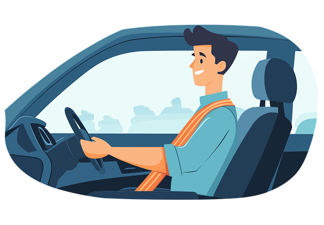 Free ai generated car drive illustration