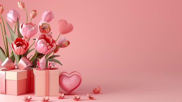 Tulpe, Strauß, Rosa, Vase, Frühling