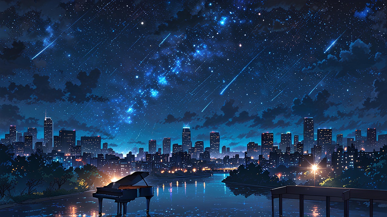 Download City, Night, Star. Royalty-Free Stock Illustration Image - Pixabay