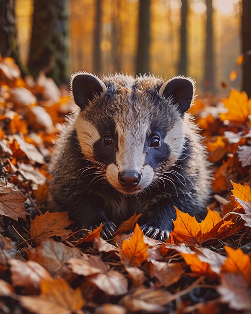 Download free HD stock image of Ai Generated Badger Free ai generated badger forest illustration