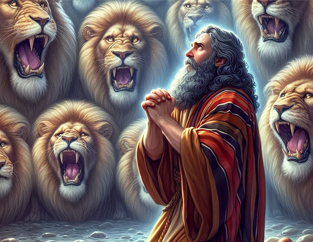 Free ai generated daniel lions illustration