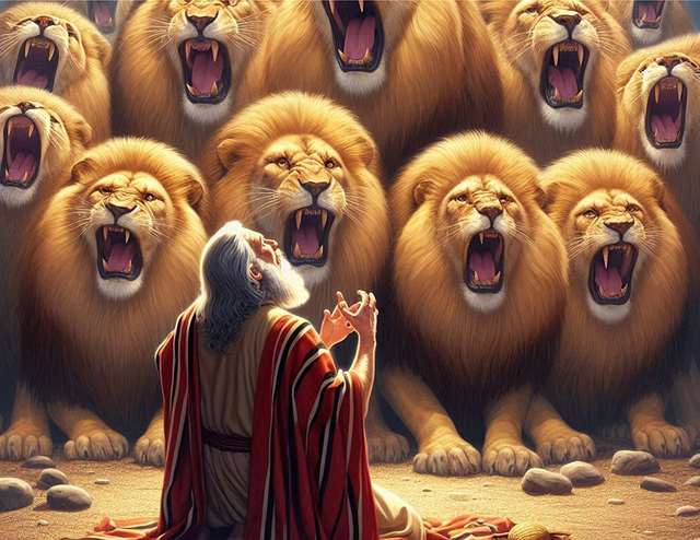 Free ai generated daniel lions illustration