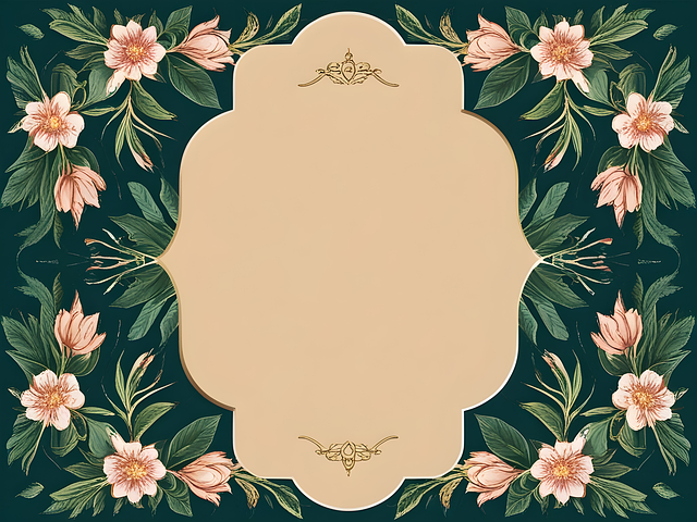 Invitation, Blomster, Kort, Baggrund