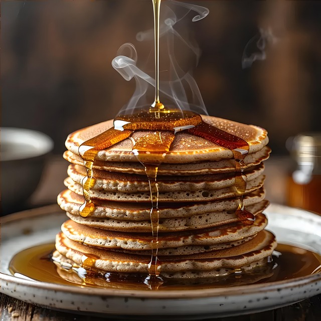 Free ai generated pancakes dessert illustration