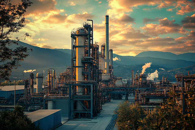 Free ai generated industrial nature illustration