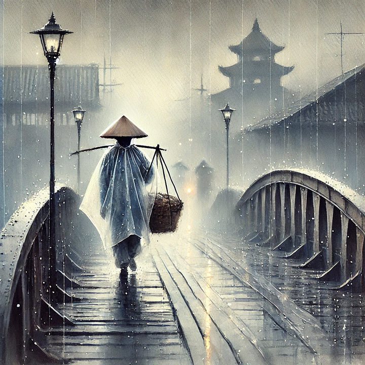 Download Ai Generated, Rainy Day, Watercolor. Royalty-Free Stock ...