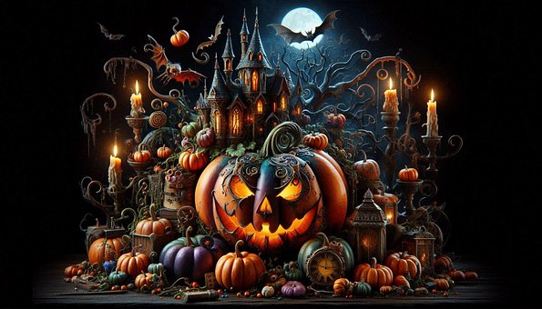 Free Halloween Pumpkin illustration and picture