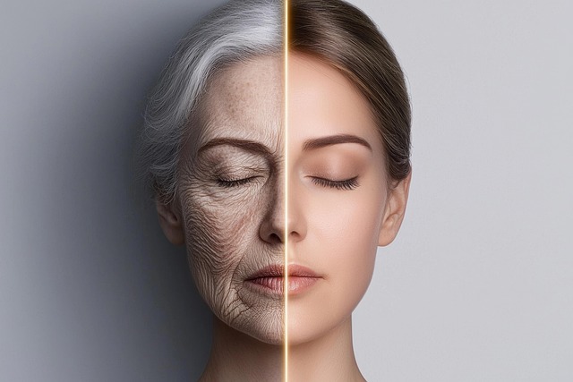 Free ai generated woman aging illustration