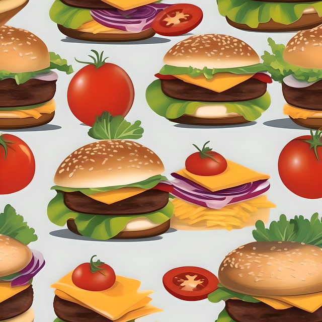 Free Burger Hamburger illustration and picture