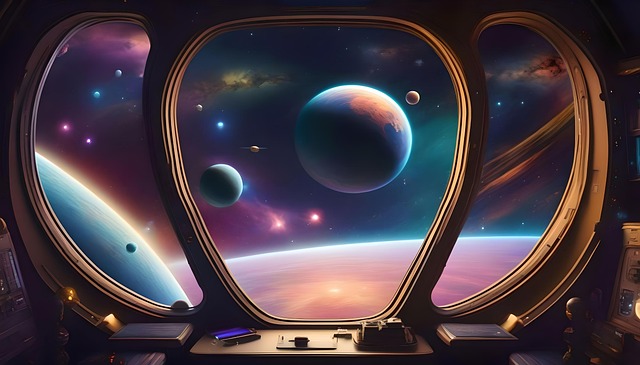 Plads, Univers, Stjerner, Astronaut