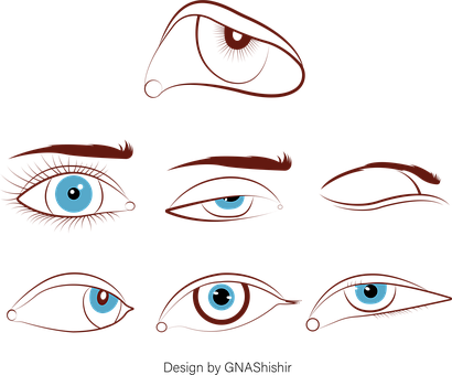 Free Eye Woman vector and picture