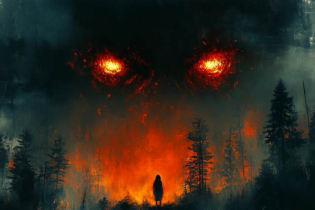 Free baba yaga witch hag illustration