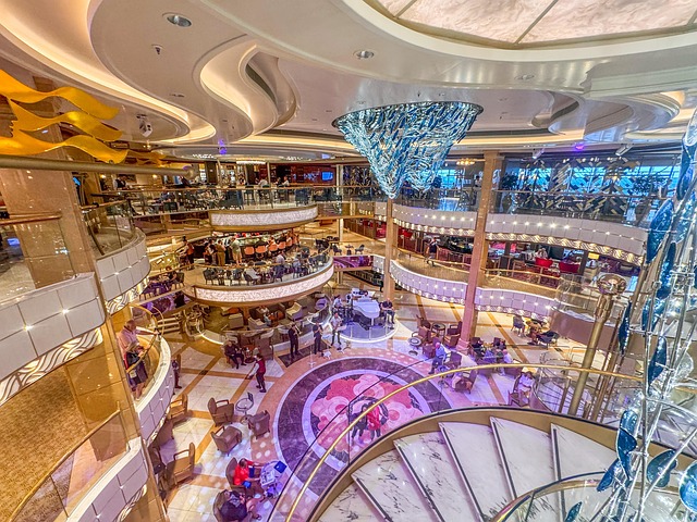 Cruise ship, interior, vacations and travel — photo by Michelle_Pitzel