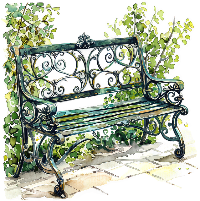 Free Park Bench illustration and picture