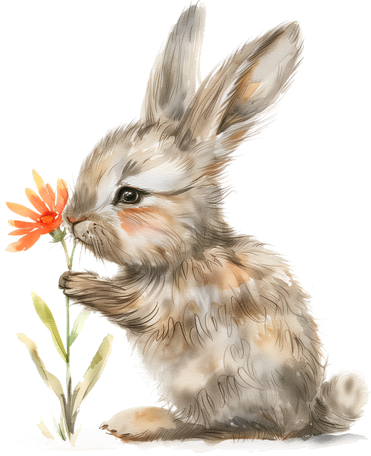 Free Ai Generated Rabbit illustration and picture