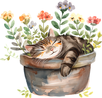 Free Ai Generated Cat illustration and picture
