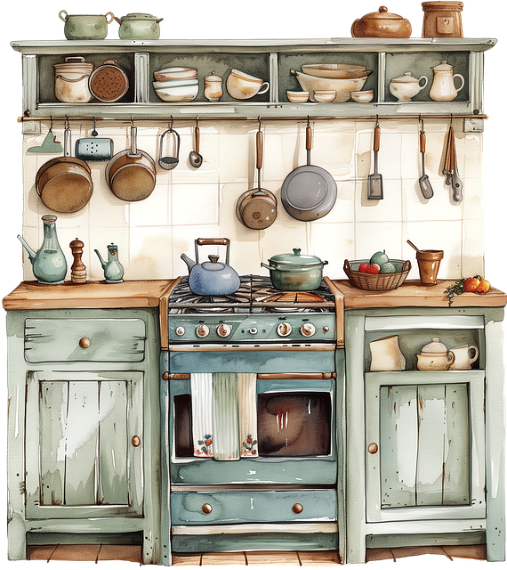 Free Ai Generated Kitchen illustration and picture