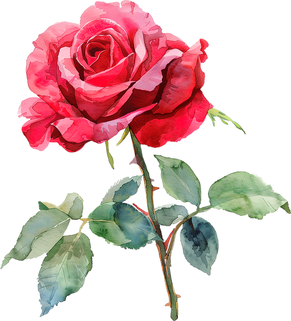 Free Ai Generated Rose illustration and picture