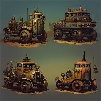 Free Dieselpunk Steampunk illustration and picture