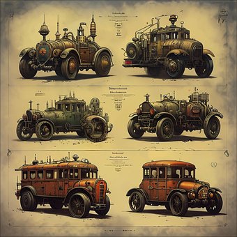 Free Dieselpunk Steampunk illustration and picture