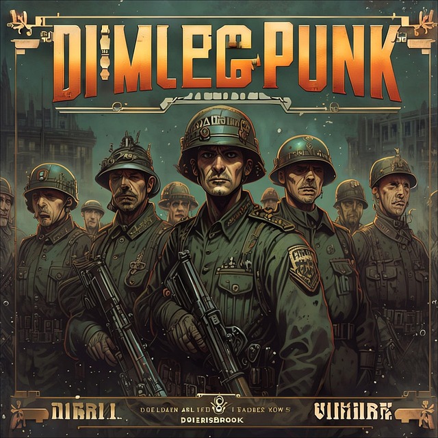 Free soldier men steampunk illustration