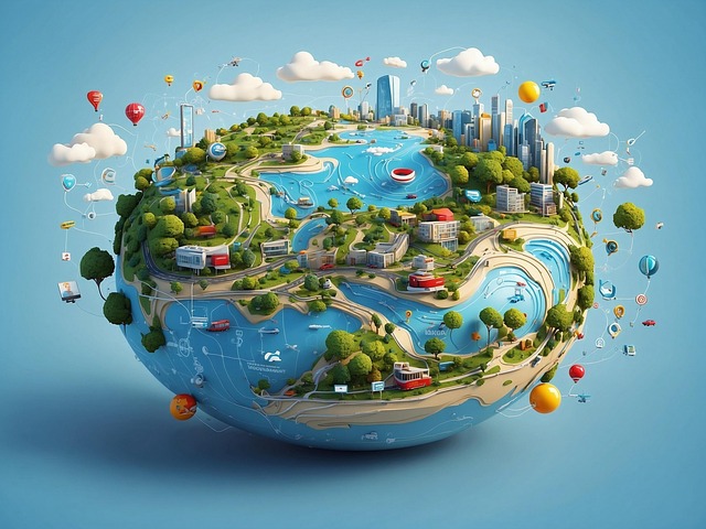 Download free HD stock image of Ai Generated Earth Free ai generated earth map illustration