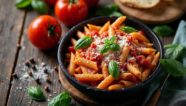 Free ai generated macaroni pasta illustration