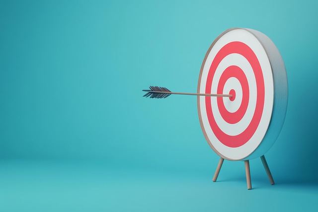 Free ai generated target arrow illustration