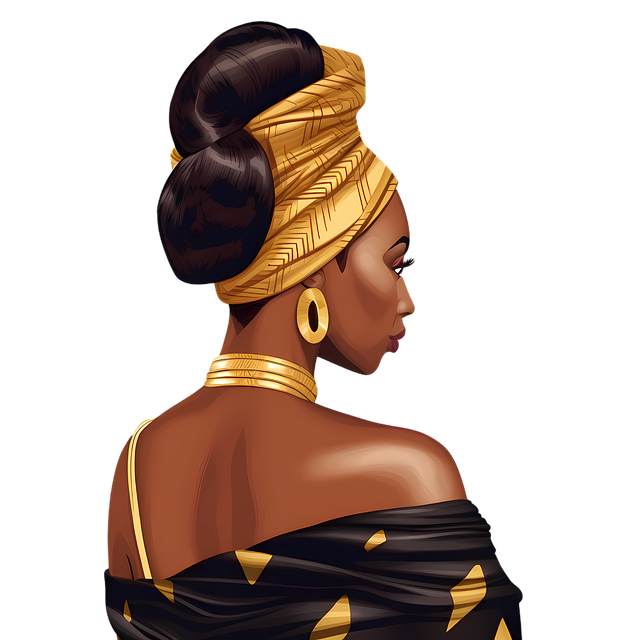 Free ai generated woman dress illustration