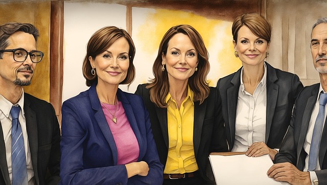 Free ai generated business group illustration