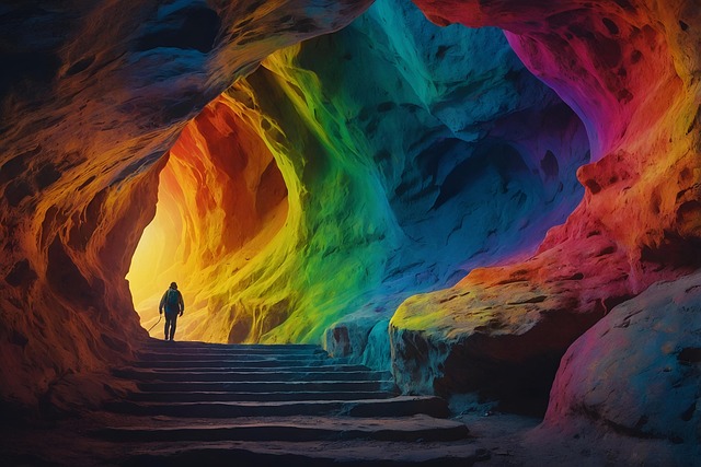 Free rainbow proud gender illustration
