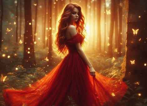 Free Young Woman Woman illustration and picture