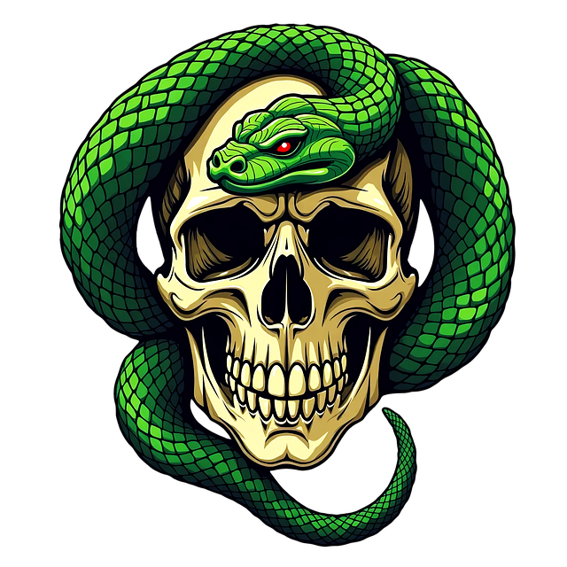 Free ai generated snake nature illustration