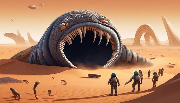 Free Sandworm Arrakis illustration and picture