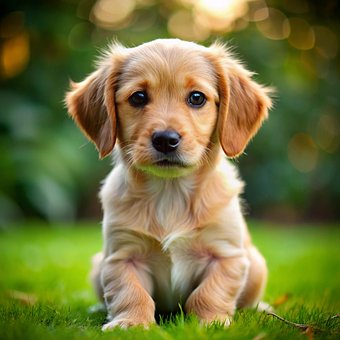 Free Ai Generated Puppy illustration and picture