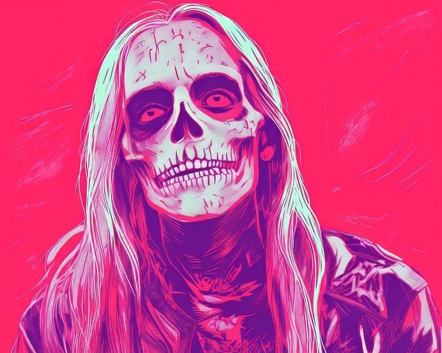 Free ai generated halloween spooky illustration