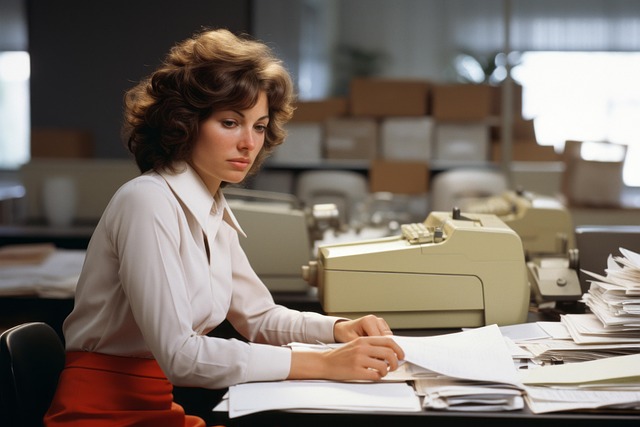 Free ai generated woman office illustration