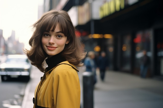 Free ai generated 1960s woman illustration