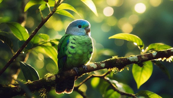 Ai Generiert, Papagei, Vogel, Tier