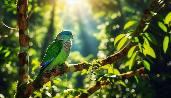 Ai Generiert, Papagei, Vogel, Tier