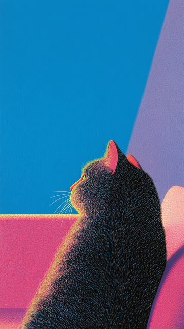 Free Ai Generated Cat illustration and picture