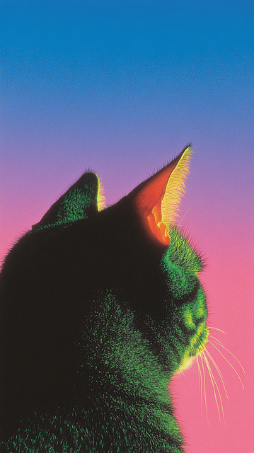 Free Ai Generated Cat illustration and picture