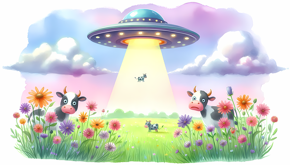 Ai Genereret, Ufo, Natur, Udenjordisk