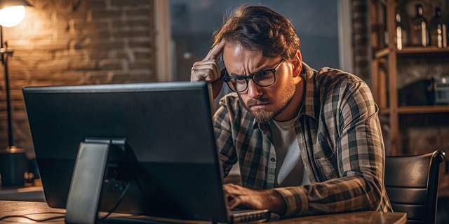 Free ai generated man working illustration